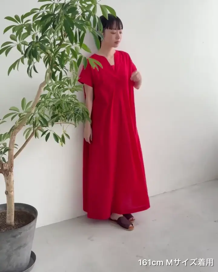 WEB先行販売 / MARKET（マーケット）】スキッパーフレンチスリーブ