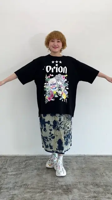 152722：orion×ScoLar トロピカル柄Tシャツの通販-ScoLar