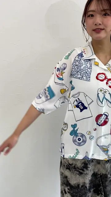 152728：orion×ScoLar リゾート柄シャツの通販-ScoLar
