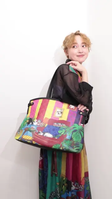 安い 652447：くじら・スカラールーム柄 2柄展開トートバッグの通販 バッグ
