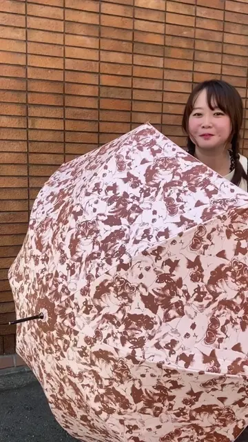 小雨の朝様 652731：猫ちゃんいっぱい柄 晴雨兼用UVカット傘の通販-ScoLar