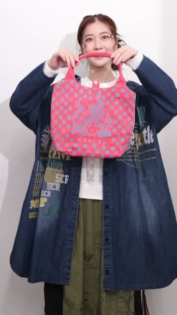 653430：スカラーちゃんドット柄ランチトートバッグの通販-ScoLar