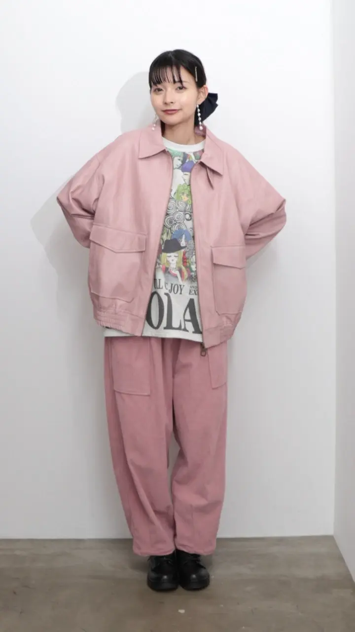 153754：スカラーちゃんネーム ボタンポケットコーデュロイパンツの