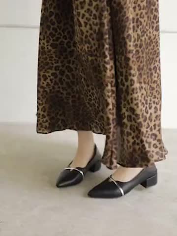 トッズ　34 バブーシュ　パンプス メタリックストラップバブーシュパンプス 一部9月上旬入荷予定