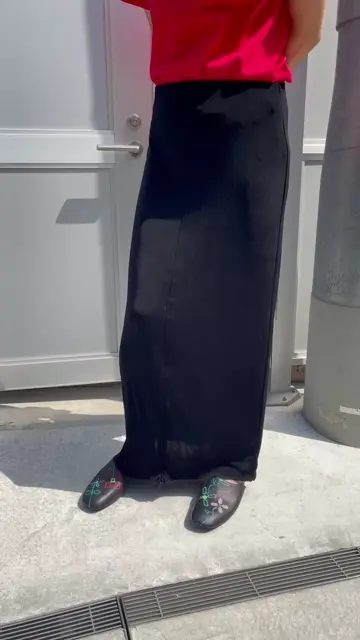 Sheer rib zip skirt | Pasterip(パセリ)レディース | PAL