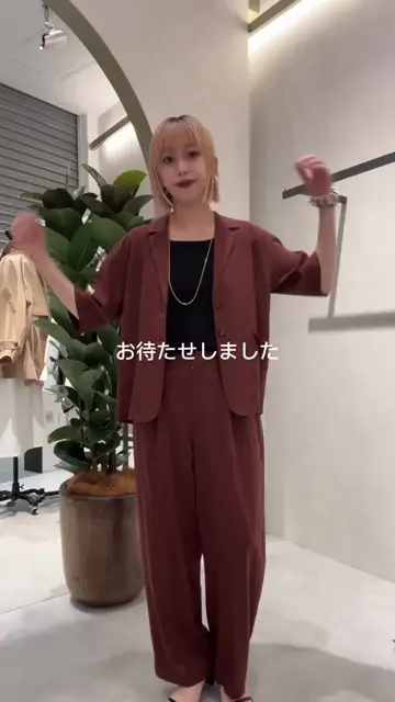 麻調5分袖ジャケット【MAOプロデュース】 | LARUTA(ラルータ