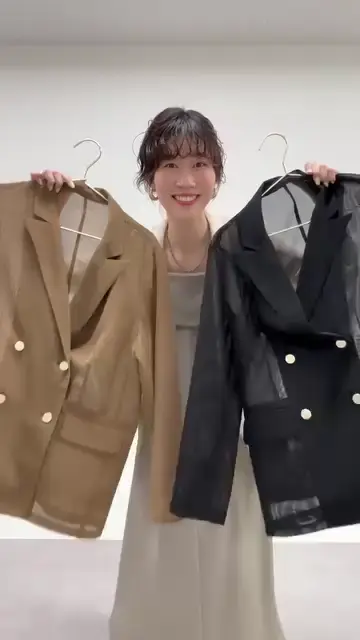 ラルータ(パルクローゼット)新品　メッシュジャケット メタル金釦メッシュジャケット | LARUTA(ラルータ)レディース