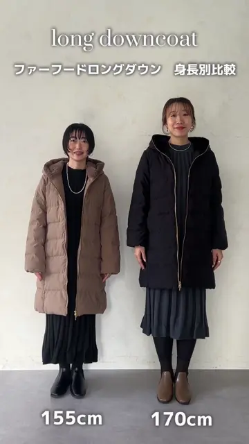 ファーフードロングダウン | Croisiere(クロジエール)レディース | PAL