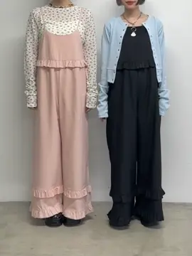 2サイズ展開】フリルキャミサロペット | w closet(ダブル