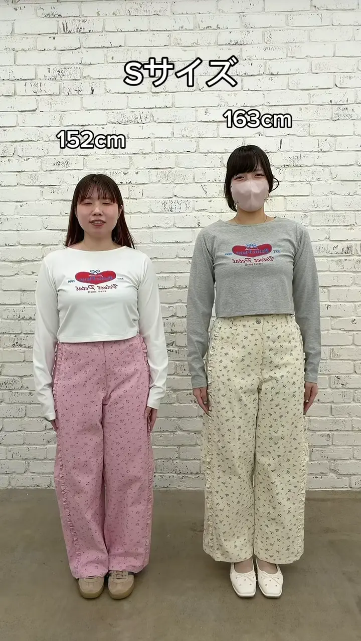 4月上旬お届けで予約受付中！／【あみこ企画第4弾♪】Am花柄パンツ | w
