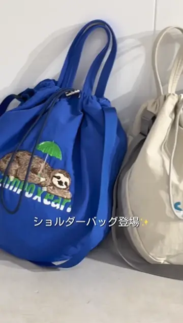 撥水/A4サイズ対応》 sampo×earコラボ刺しゅう2WAYショルダーバッグ