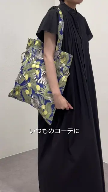 sampo×ear ワオキツネザル/巾着トートバッグ | ear PAPILLONNER(イア