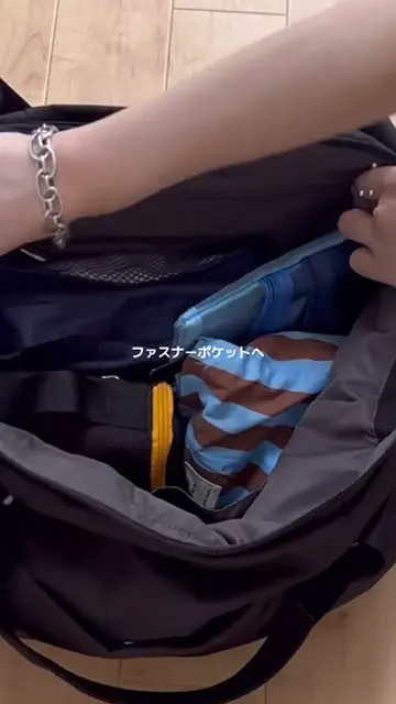 1、2泊旅行や出張におすすめ》ショルダー付き/樹脂パーツトート
