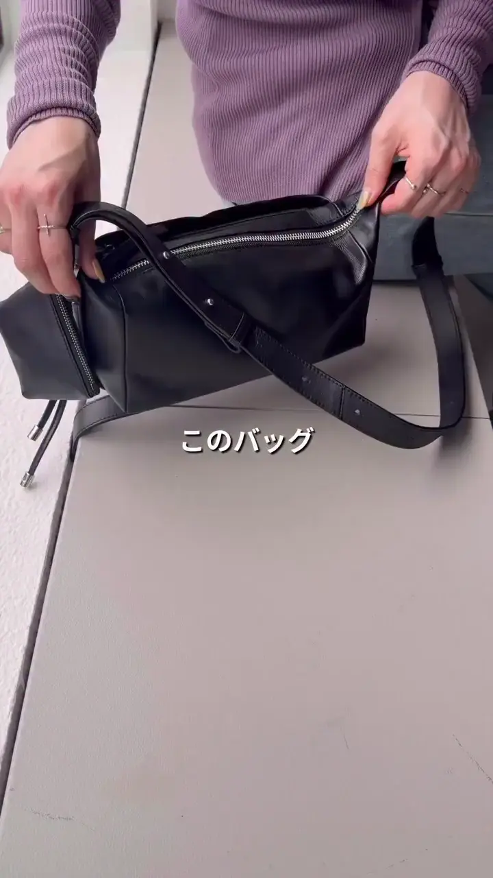 やまだ企画/本革》チャーム付きボックスミニショルダーバッグ | ear