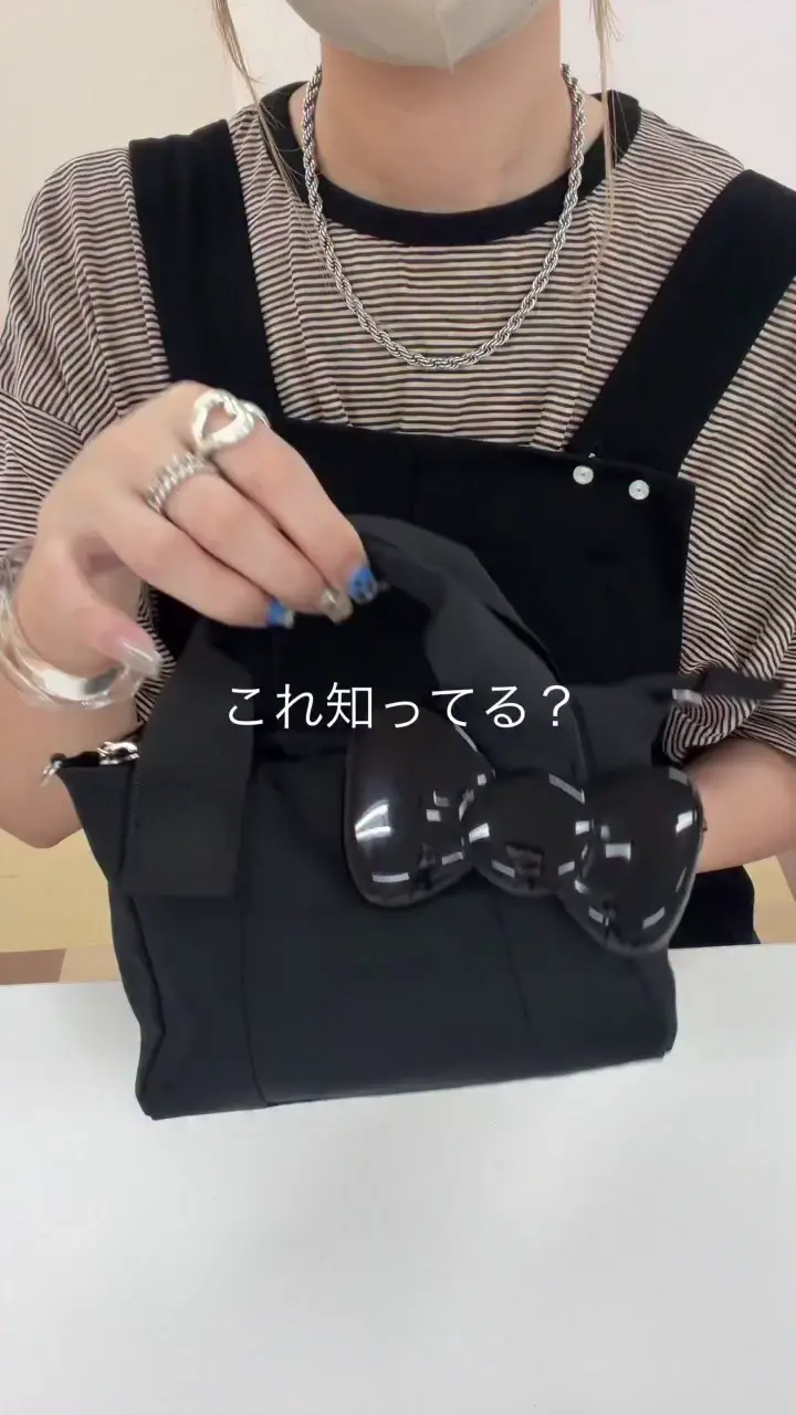HELLO KITTY（ハローキティ）×ear】コラボミニ樹脂パーツトートバッグ