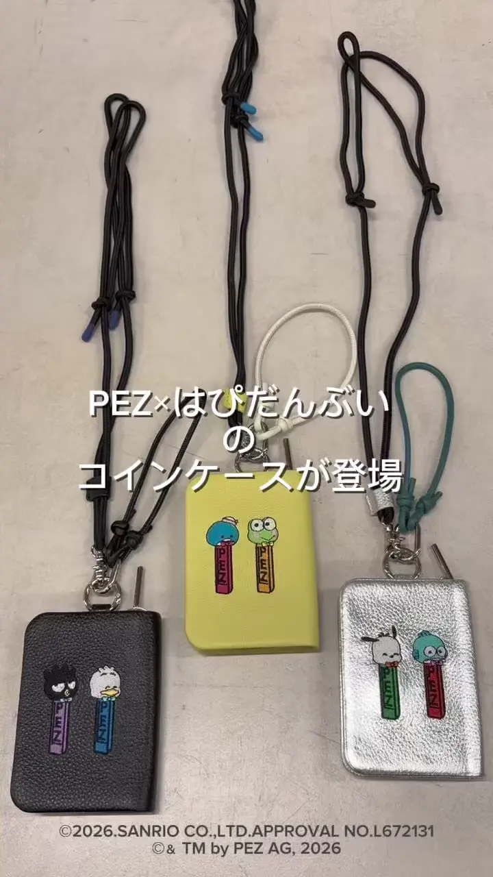 はぴだんぶい×PEZ(ペッツ) ×ear】本革カードケース/コインケース | ear
