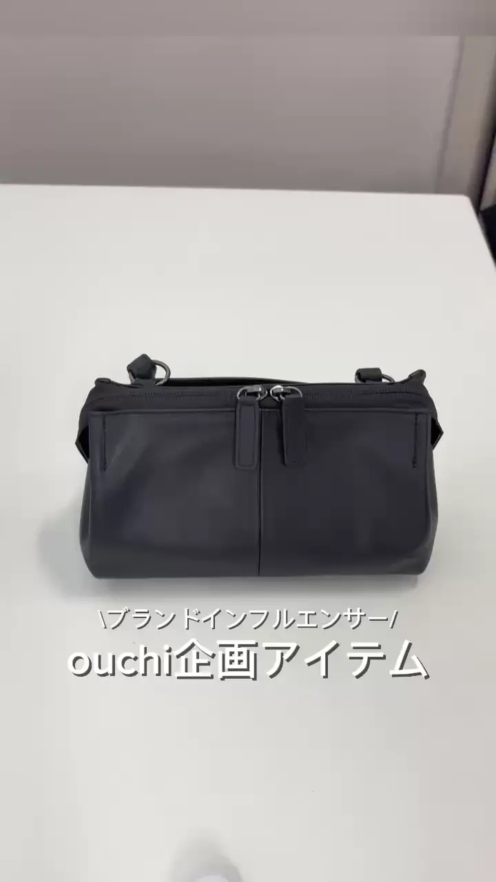 セットフェア対象》ミニスクエアショルダーバッグ/ouchi企画/本革