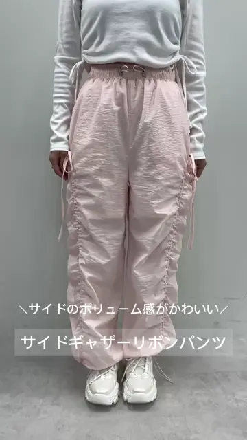 サイドギャザーリボンパンツ | OLIVE des OLIVE(オリーブ デ オリーブ