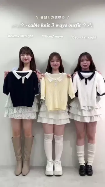 セットアップ対応可】ニットプリーツスカート | OLIVE des OLIVE