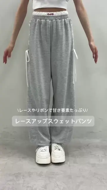 レースアップスウェットパンツ | OLIVE des OLIVE(オリーブ デ