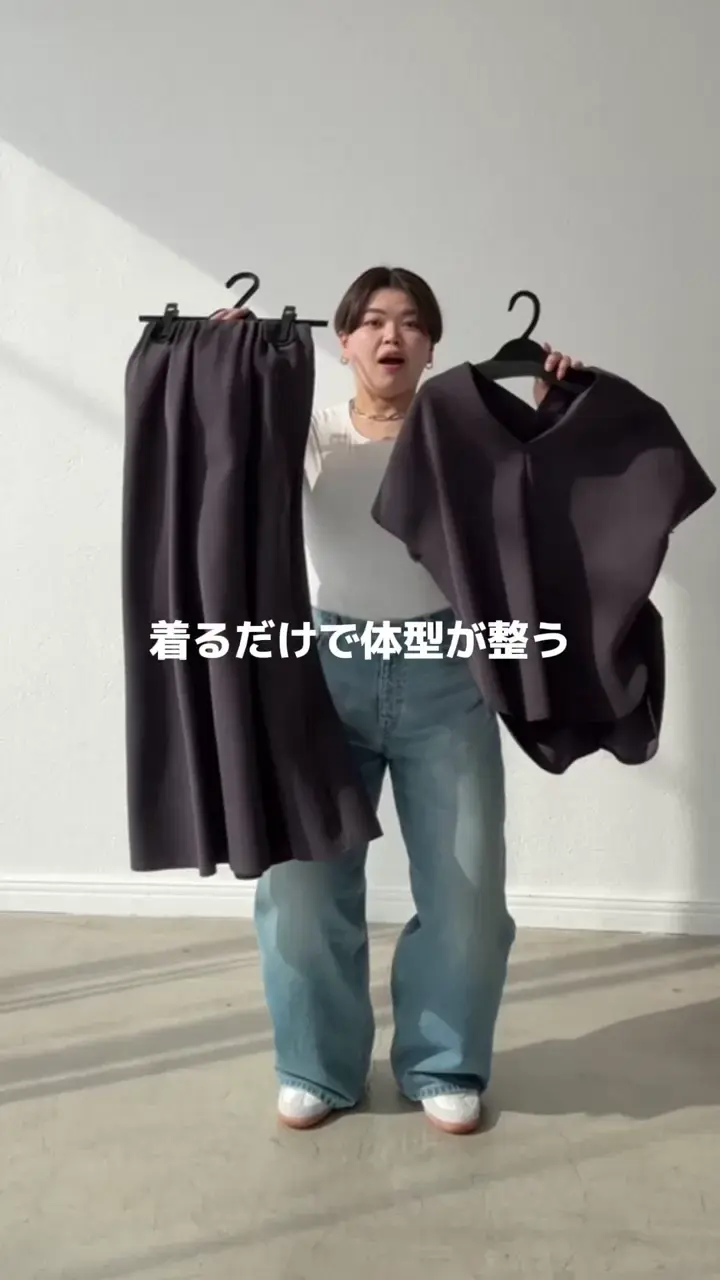 セットアップ対応可能/接触冷感機能付き】ドレーピーカットソー | RIVE