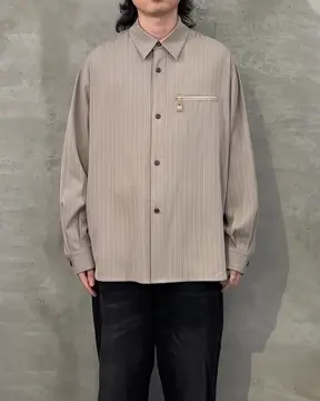 h beauty&youth ストライプシャツ シャツ S tシャツ ブルゾン ストライプシャツブルゾン（シャツ/ブラウス）｜Lui's（ルイス