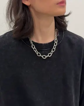 Ah Necklace / 02 (コンビチェーンネックレス) | Lui's(ルイス