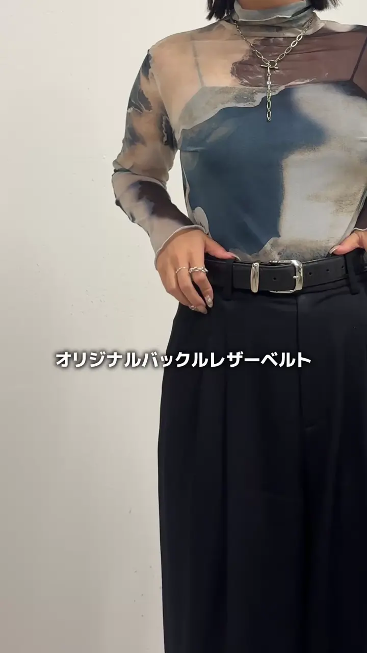 ベストセラーアイテム‼】オリジナルバックルレザーベルト | Lui's