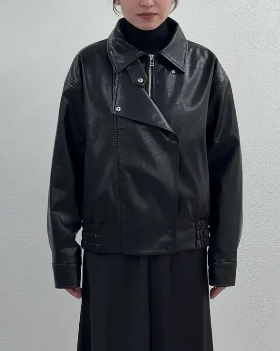 フェイクレザーZIPブルゾン | Lui's(ルイス)レディース | PAL CLOSET