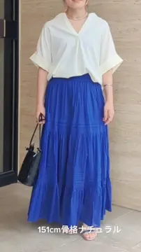 オンオフ着まわせる》ニュアンススリーブスキッパーブラウス
