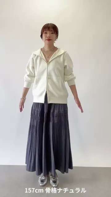 羽織にも一枚着にも◎》ダンボールコンパクトパーカー | un dix cors