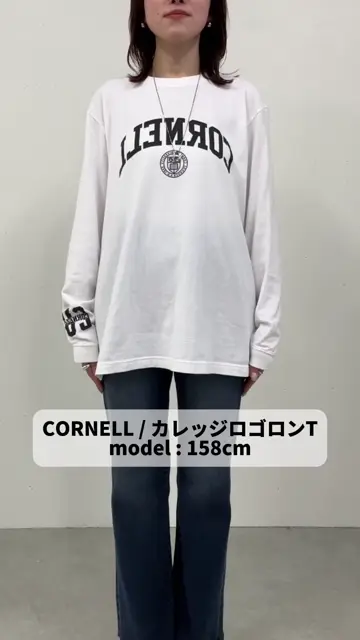 大人のロゴT】CORNELL/カレッジロゴロンT | COLLAGE GALLARDAGALANTE 