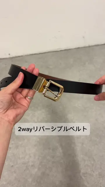 COLLAGE GALLARDAGALANTE　2WAYリバーシブルベルト COLLAGE GALLARDAGALANTE｜【リバーシブルで使える