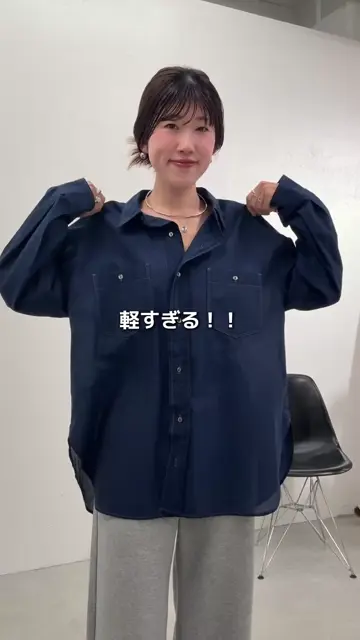 新色登場！夏にも着れるシアー長袖/サマーデニム】シアーデニム