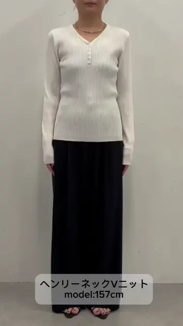 【未使用】 GALLARDAGALANTE ヘンリーネックメッシュニット ウール GALLARDAGALANTE(ガリャルダガランテ) / ヘンリーネックメッシュ