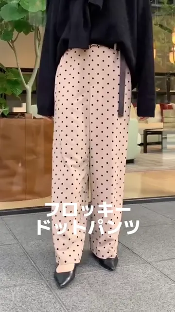 新品未使用タグ付商品　DouDou flocky dot pants dress フロッキードットパンツ | DOUDOU(ドゥドゥ)レディース | PAL CLOSET