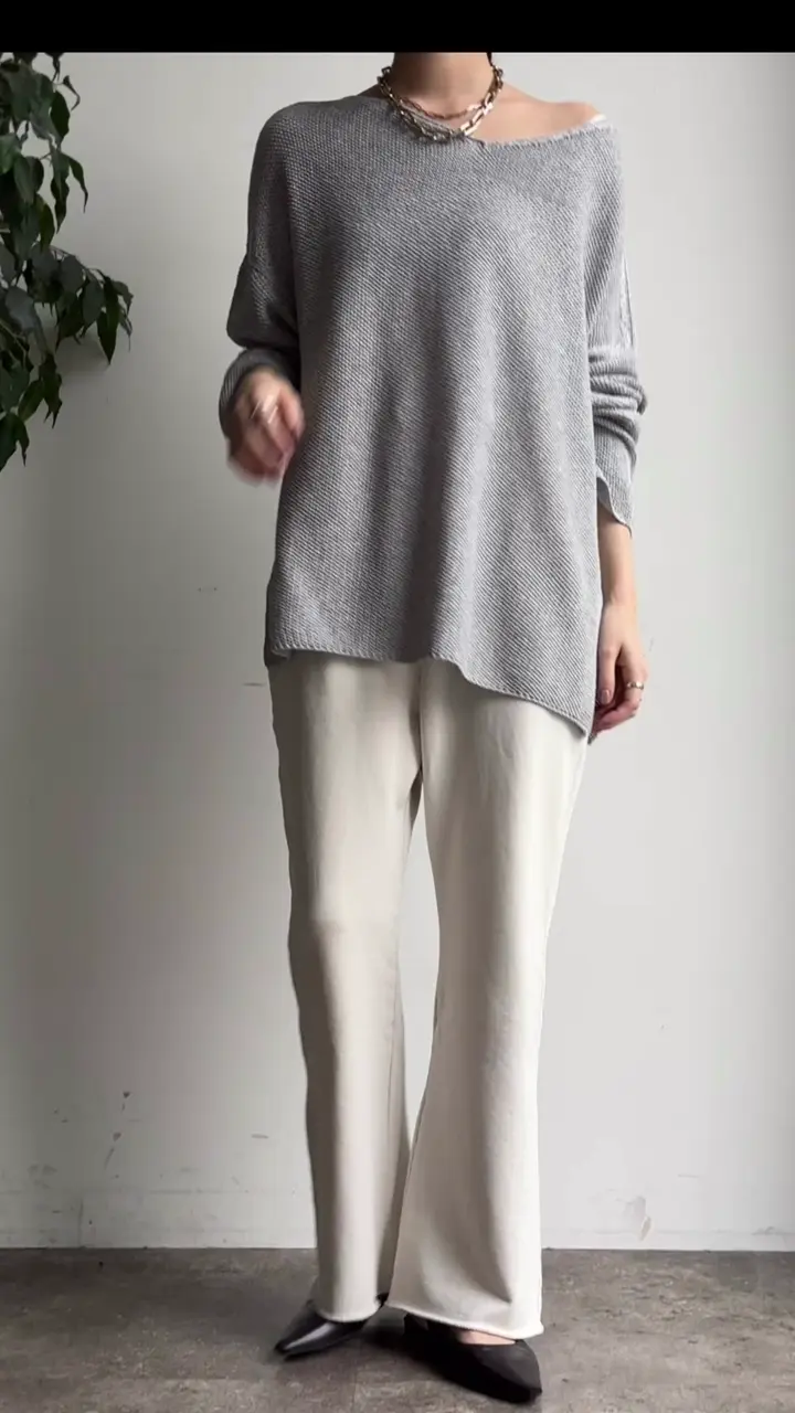 ピグメント加工裏毛フレアパンツ | DOUDOU(ドゥドゥ)レディース | PAL