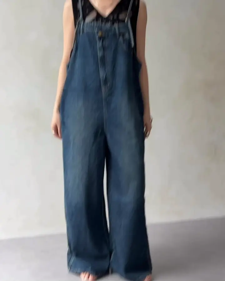 完売カラー再追加！/WEB限定】 デニムオールインワン | DOUDOU