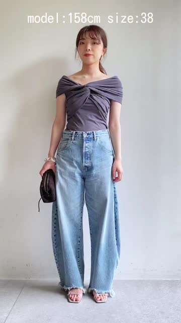 ラインカーブDENIM | Whim Gazette(ウィム ガゼット)レディース | PAL 