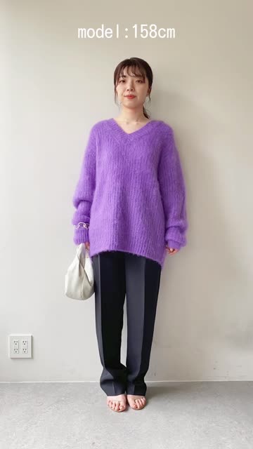 長谷川京子さんコラボ】モヘヤプルオーバー | Whim Gazette(ウィム 