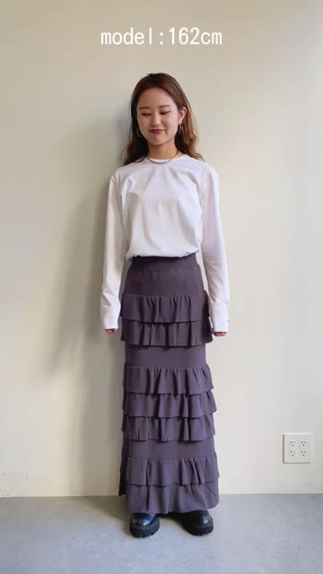 ニットティアードスカート | Whim Gazette(ウィム ガゼット)レディース  