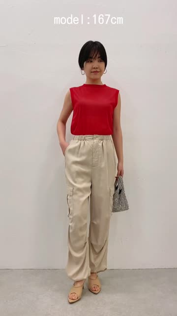 新品未使用　Whim Gazette　コットンシフォンノースリーブコンビネゾン 新品未使用 Whim Gazette コットンシフォンノースリーブ