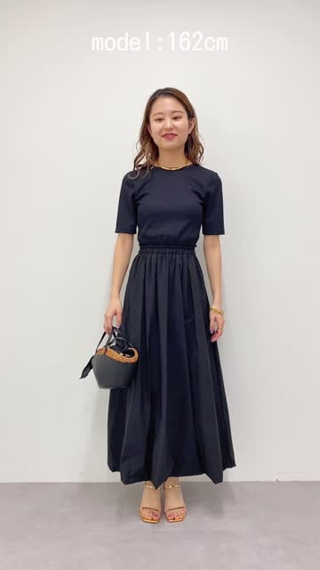 THE PAUSE】ドッキングバルーンワンピース | Whim Gazette(ウィム  