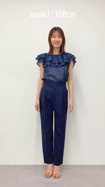 フリル2WAYノースリブラウス | Whim Gazette(ウィム ガゼット