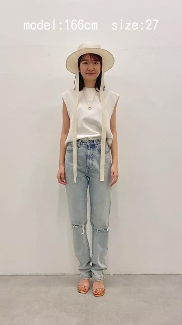 長谷川京子さんコラボ】デニムパンツ | Whim Gazette(ウィム ガゼット  