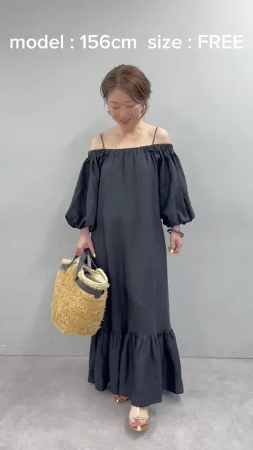 THE PAUSE】リネン2WAYギャザーワンピース | Whim Gazette