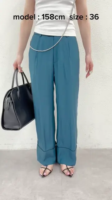 ウィムガゼット長谷川京子コラボ　 サスペンダーパンツ Whim Gazette（ウィムガゼット）の「【長谷川京子さんコラボ