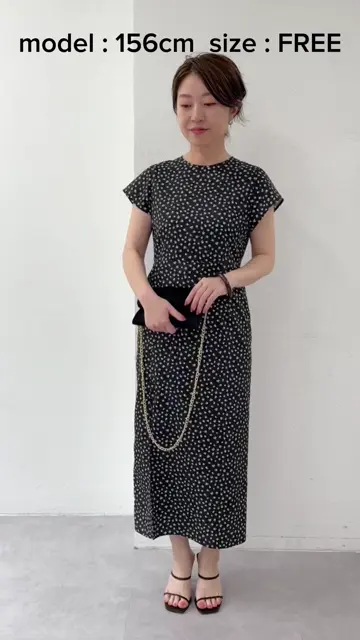 未使用ウィムガゼット　フラワープリントワンピース24SS 小花柄 フラワープリントワンピース | Whim Gazette(ウィム ガゼット