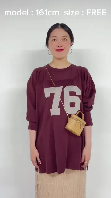 フットボールロングTシャツ | Whim Gazette(ウィム ガゼット