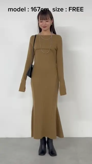 マーメイドフレアカットワンピース | Whim Gazette(ウィム ガゼット